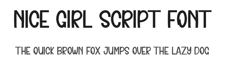 Nice Girl Script Font by inermediaSTUDIO — Display Font