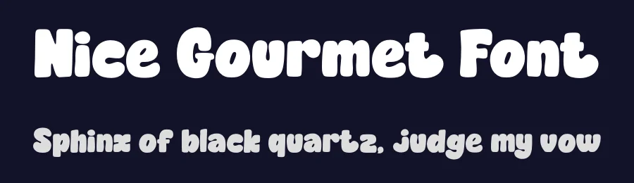 Nice Gourmet Font by Eko Bimantara — Display Font — thumbnail 2