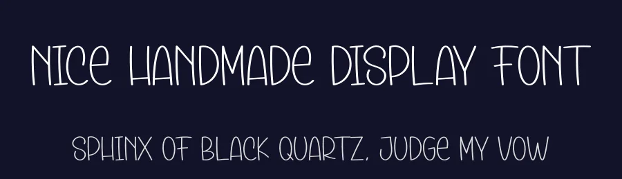 Nice Handmade Display Font by andikastudio — Display Font — thumbnail 2