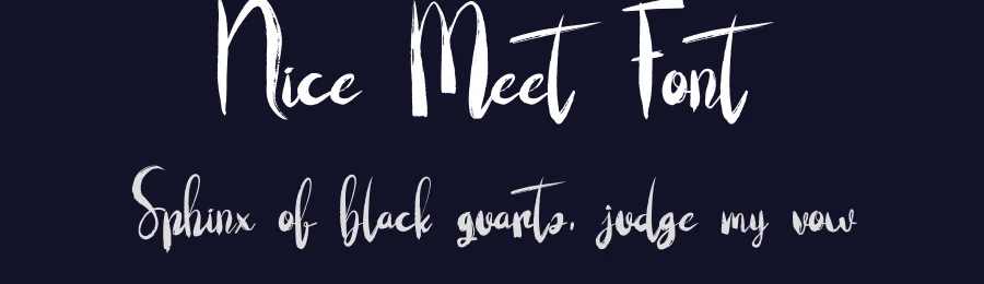 Nice Meet Font by fahmistudio99 — Script Handwritten Font — thumbnail 2