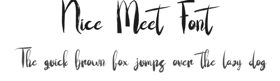 Nice Meet Font by fahmistudio99 — Script Handwritten Font