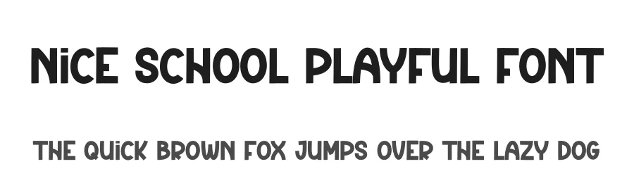 Nice School Playful Font by creativeletter — Script Handwritten Font