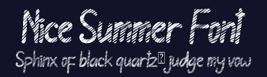 Nice Summer Font by Yoga Letter — Display Font — thumbnail 2