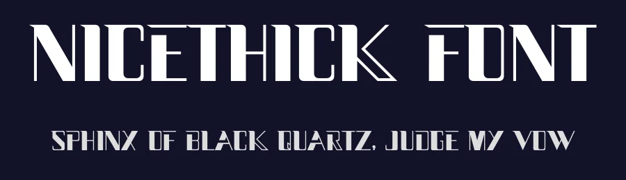 NiceThick Font by albert_kalingga — Serif Font — thumbnail 2