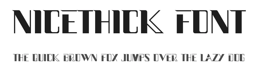 NiceThick Font by albert_kalingga — Serif Font