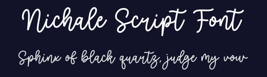 Nichale Script Font by Typebae — Script Handwritten Font — thumbnail 2