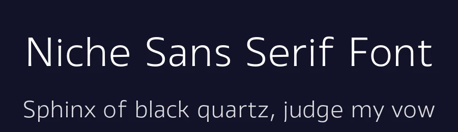 Niche Sans Serif Font by Ani Dimitrova — Sans Serif Font — thumbnail 2