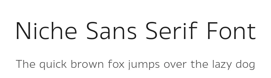 Niche Sans Serif Font by Ani Dimitrova — Sans Serif Font