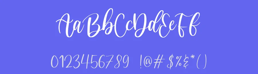 Nicholia Modern Calligraphy Font by balpirick — Script Handwritten Font — thumbnail 3