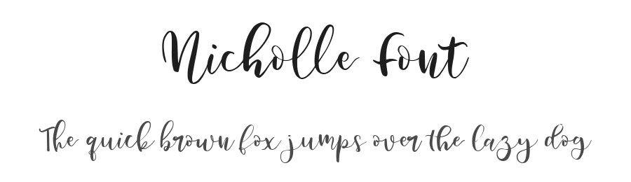 Nicholle Font by metafontsy — Script Handwritten Font