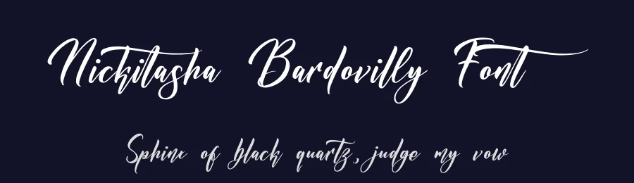 Nickitasha Bardovilly Font by letterenastudios — Script Handwritten Font — thumbnail 2