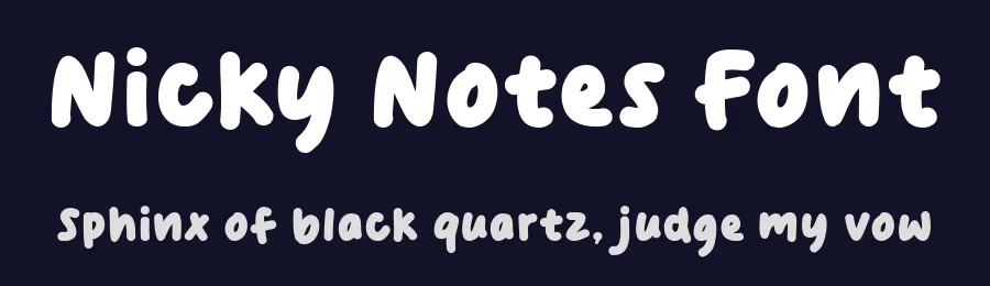 Nicky Notes Font by kidsy graphic — Script Handwritten Font — thumbnail 2