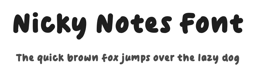 Nicky Notes Font by kidsy graphic — Script Handwritten Font