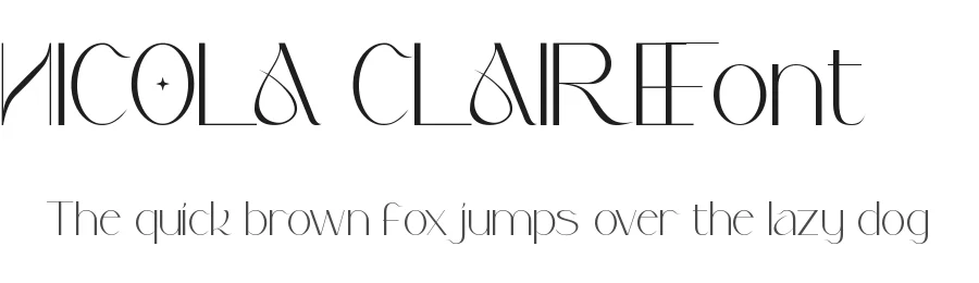 Nicola Claire Font by nihstudio — Sans Serif Font