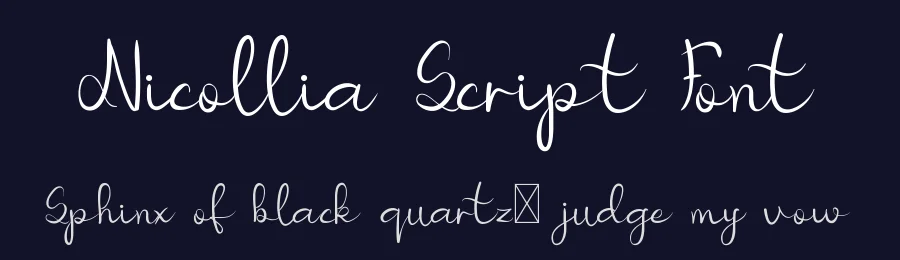 Nicollia Script Font by edricstudio — Script Handwritten Font — thumbnail 2