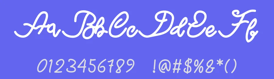 Nieckos Script Font by Dhabee — Script Handwritten Font — thumbnail 3