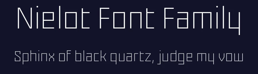 Nielot Font Family by Laïc: Type Foundry — Display Font — thumbnail 2