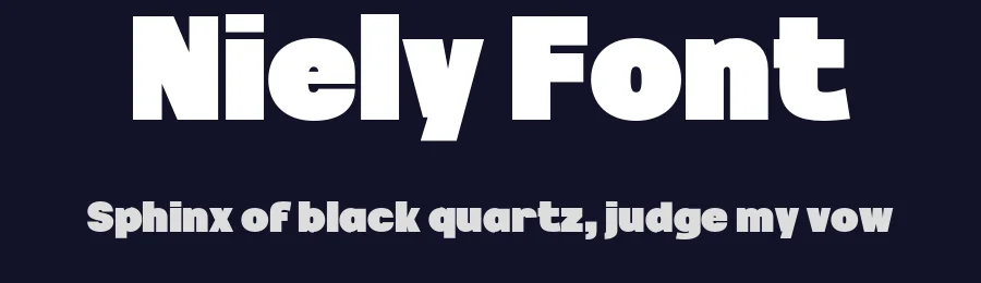 Niely Font by wepfont — Sans Serif Font — thumbnail 2