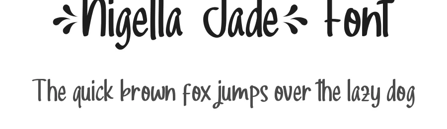 Nigella Jade Font by nihstudio — Display Font