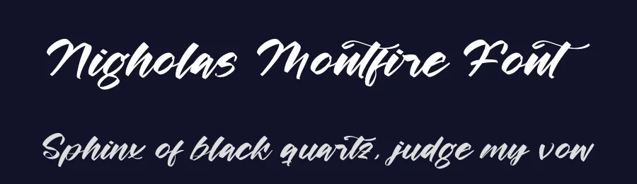 Nigholas Montfire Font by letterenastudios — Script Handwritten Font — thumbnail 2