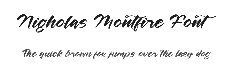 Nigholas Montfire Font by letterenastudios — Script Handwritten Font