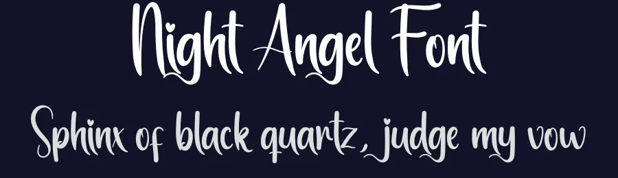 Night Angel Font by andikastudio — Script Handwritten Font — thumbnail 2