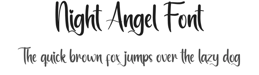 Night Angel Font by andikastudio — Script Handwritten Font