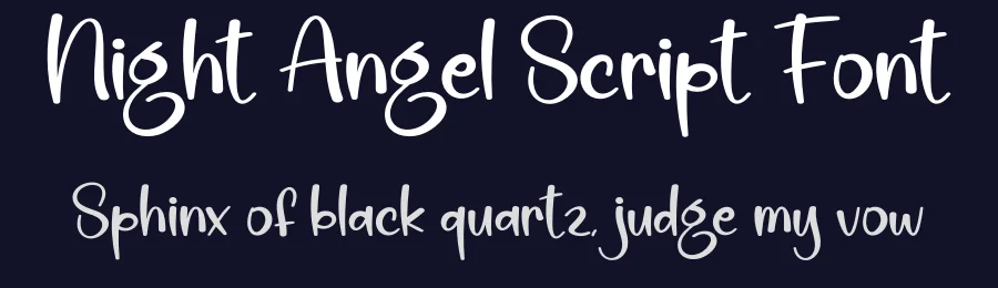 Night Angel Script Font by creativeletter — Script Handwritten Font — thumbnail 2