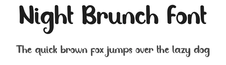 Night Brunch Font by inermediaSTUDIO — Display Font