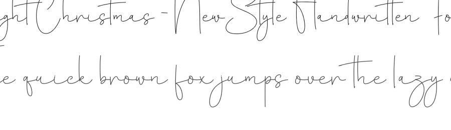 Night Christmas – New Style Handwritten Font by creativeletter — Script Handwritten Font