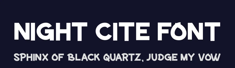Night Cite Font by lasteypestudio — Display Font — thumbnail 2