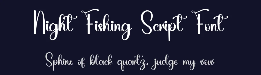 Night Fishing Script Font by inermediaSTUDIO — Script Handwritten Font — thumbnail 2