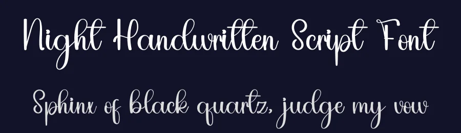 Night Handwritten Script Font by inermediaSTUDIO — Script Handwritten Font — thumbnail 2