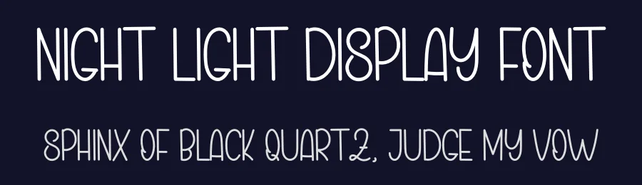 Night Light Display Font by inermediaSTUDIO — Display Font — thumbnail 2