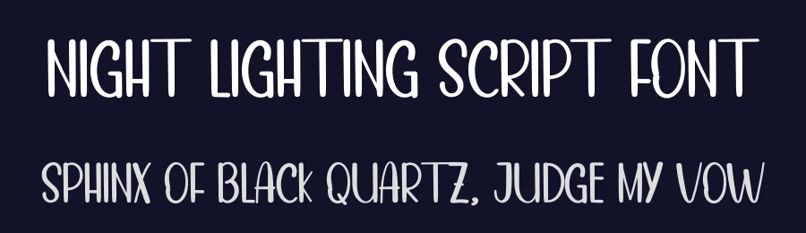 NIGHT LIGHTING SCRIPT FONT by inermediaSTUDIO — Display Font — thumbnail 2