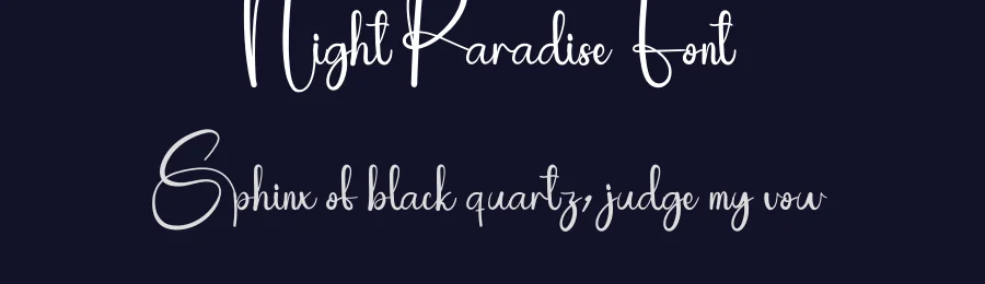 Night Paradise Font by andikastudio — Script Handwritten Font — thumbnail 2