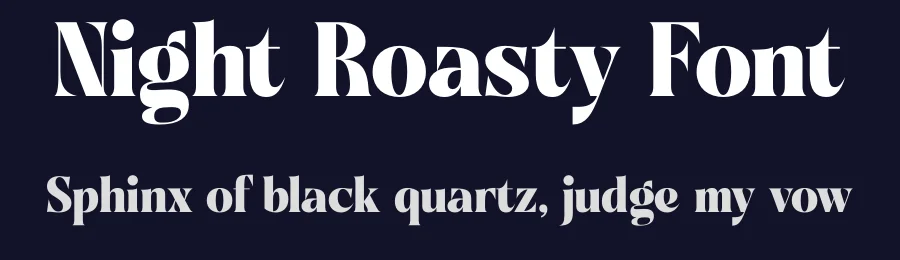 Night Roasty Font by timelesstype.co — Display Font — thumbnail 2