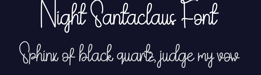 Night Santaclaus Font by andikastudio — Script Handwritten Font — thumbnail 2
