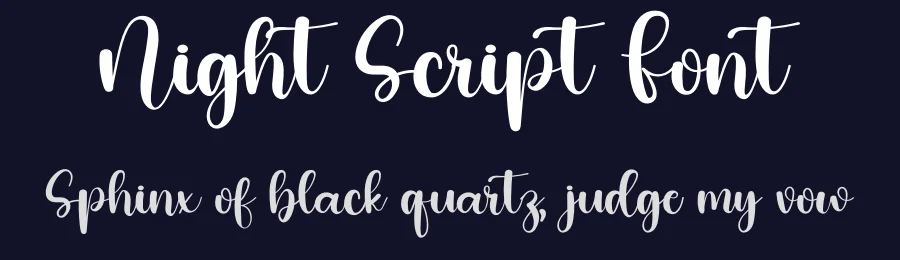 Night Script Font by inermediaSTUDIO — Script Handwritten Font — thumbnail 2