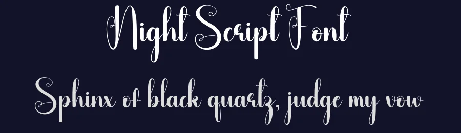 Night Script Font by andikastudio — Script Handwritten Font — thumbnail 2