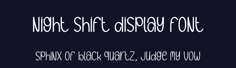 Night Shift Display Font by andikastudio — Script Handwritten Font — thumbnail 2