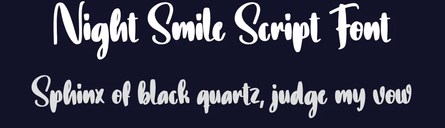 Night Smile Script Font by creativeletter — Script Handwritten Font — thumbnail 2