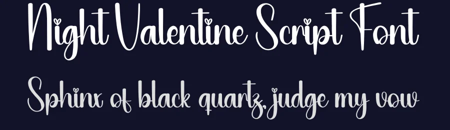 Night Valentine Script Font by creativeletter — Script Handwritten Font — thumbnail 2