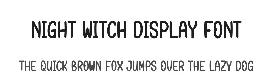 Night Witch Display Font by creativeletter — Display Font