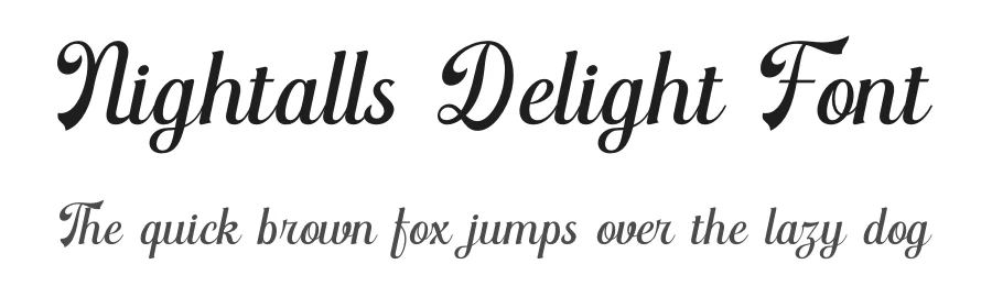 Nightalls Delight Font by timelesstype.co — Display Font