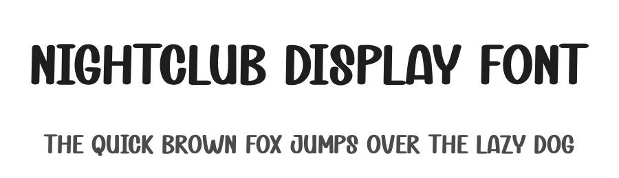Nightclub Display Font by andikastudio — Display Font
