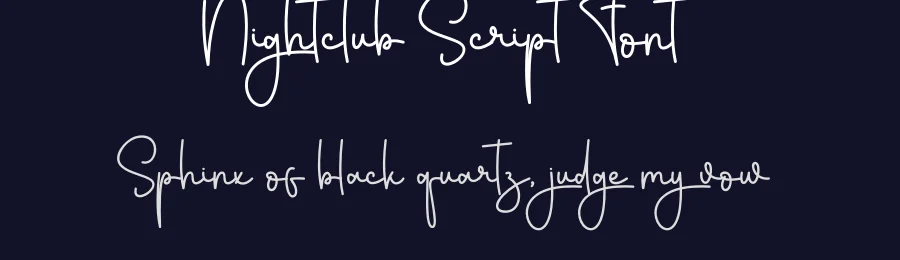 Nightclub Script Font by andikastudio — Script Handwritten Font — thumbnail 2