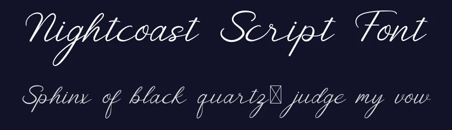 Nightcoast Script Font by RaisProject — Script Handwritten Font — thumbnail 2