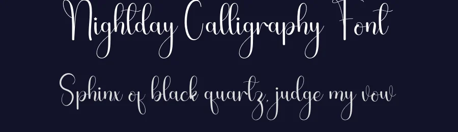 Nightday Calligraphy Font by andikastudio — Script Handwritten Font — thumbnail 2