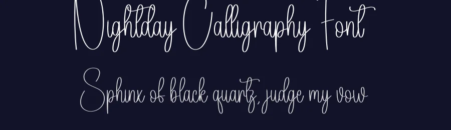 Nightday Calligraphy Font by creativeletter — Script Handwritten Font — thumbnail 2